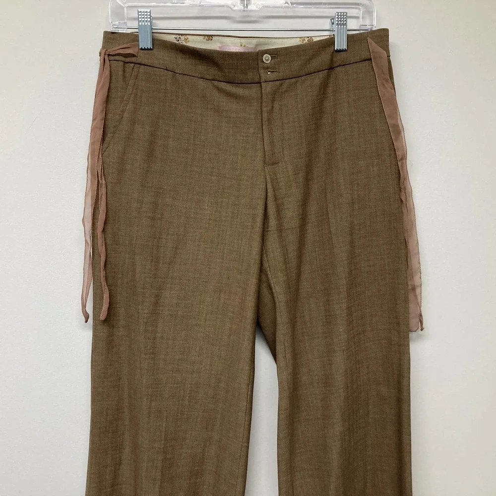 Rebecca Taylor tan 2 piece wool suit - Picture 10 of 11